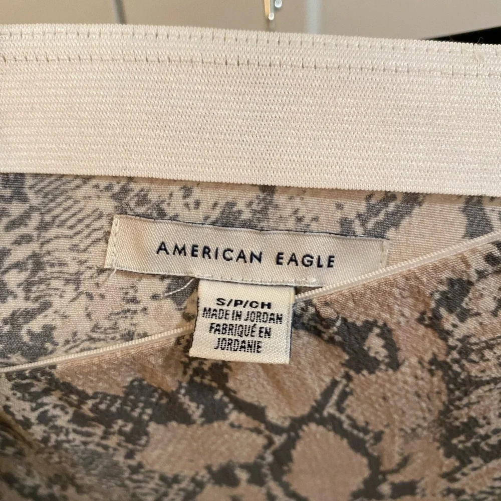 American Eagle Snake Skin Midi‎ Skirt
